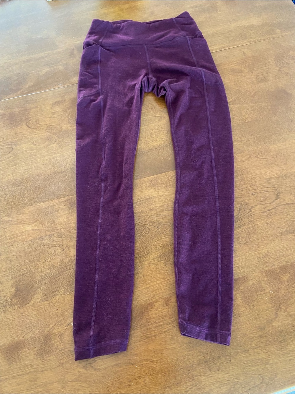 Victoria's Secret Plum Stretch Leggings